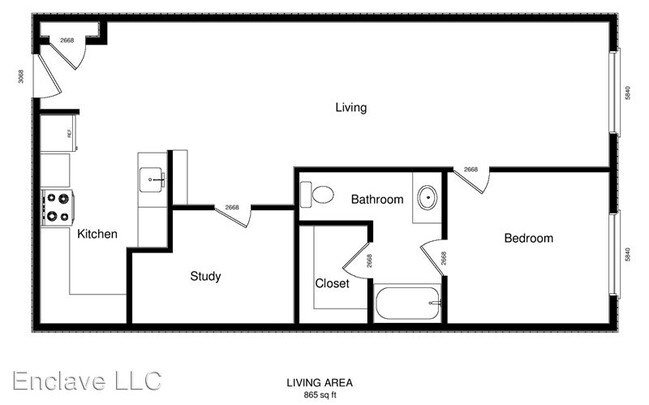 One Bedroom - Enclave