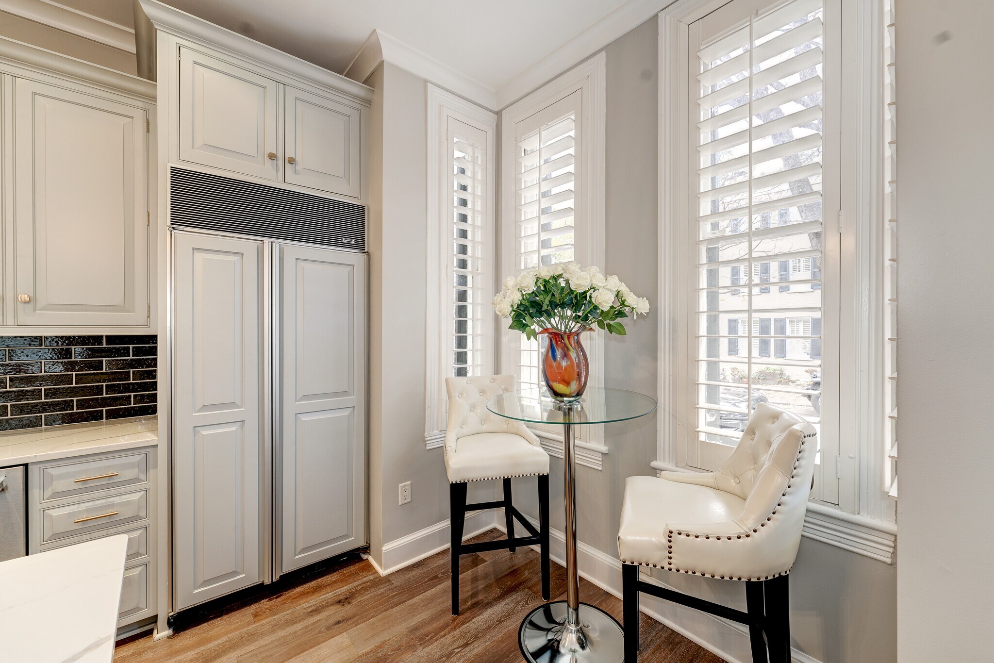 Eat-in Kitchen with charming street view! - 1237 29th St NW