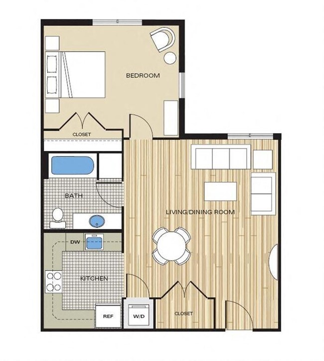 Floorplan - Clayborne Apartments