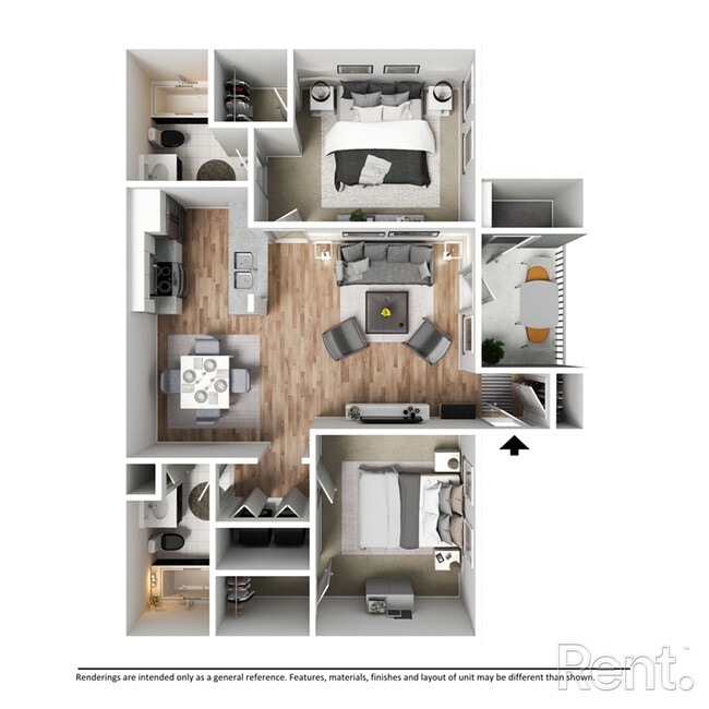 Floorplan - Larkin Apartment Homes
