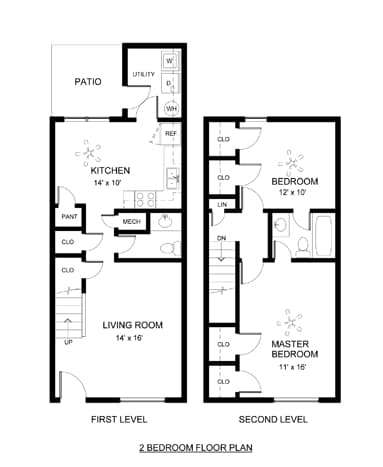 2BR/1.5BA - The Sullivan