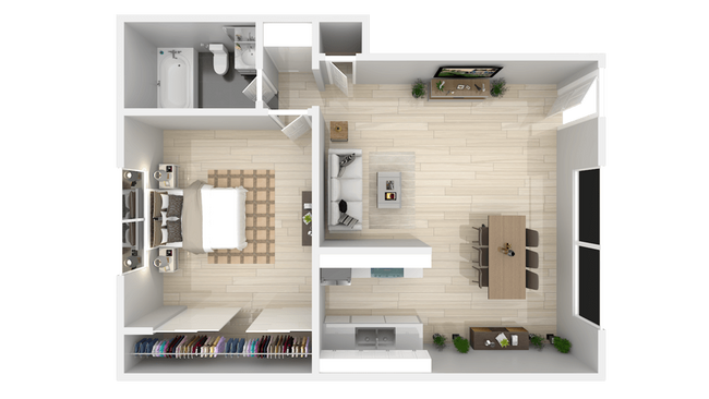 Floorplan - The Arches Apartments