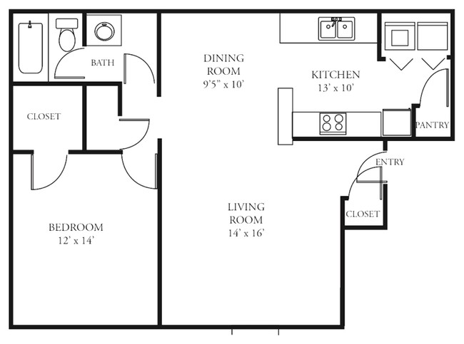 Floorplan - Hampton Arbors Condominiums