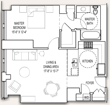 1BR/1BA - 1125 Maxwell Place