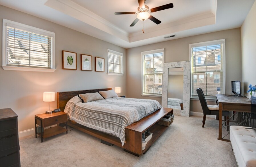 Trey Ceilings and large primary bedroom on 3rd floor - 3768 Duke Center Way