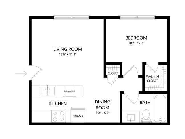 Floorplan - The Ace Apartments