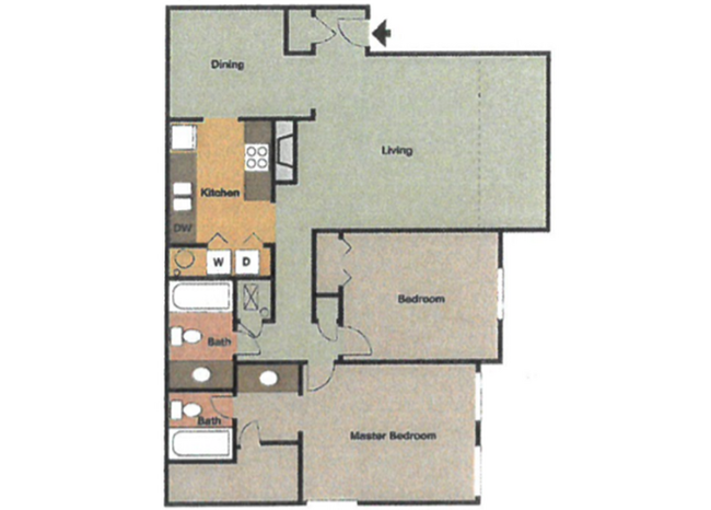 Floorplan - Twin Springs Apartments