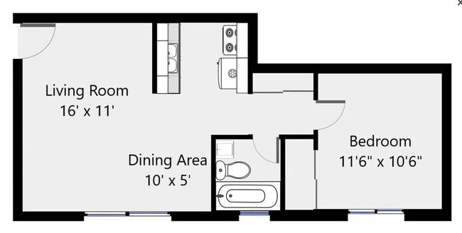 Floorplan - 1 & 2 Bedrooms at Clearwater Apartments – Comfort & Convenience in Reading!