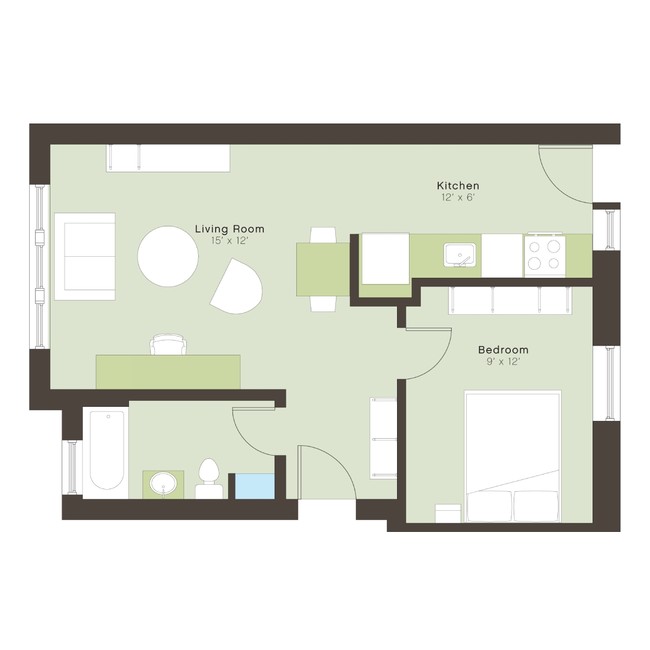 Floorplan - 5300 S. Drexel Avenue