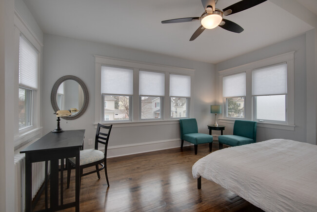 Another view of the master bedroom--so much light! - 3020 Columbus Ave