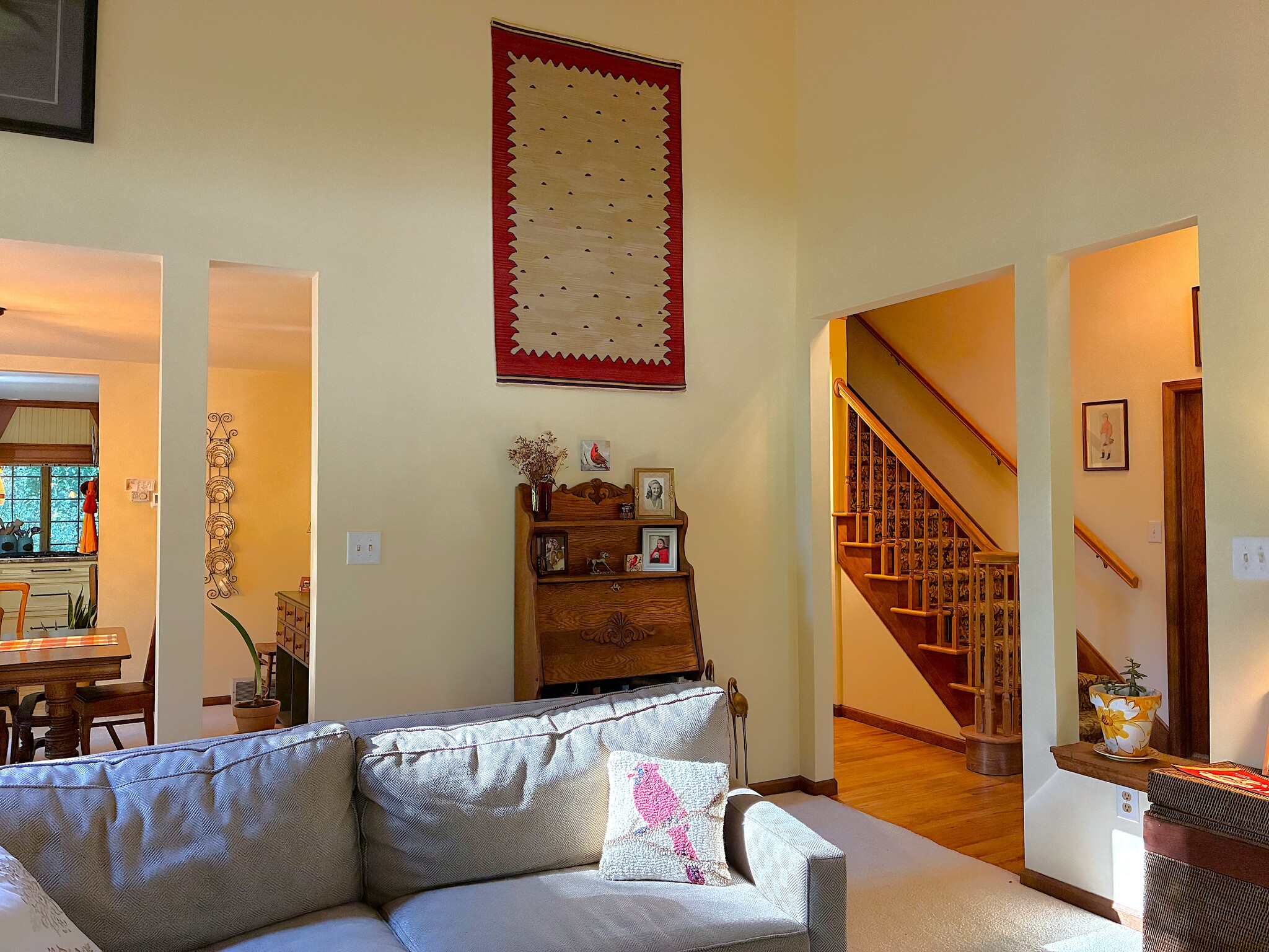 LivRm view to Entry Stairs - 19 Timber Ln