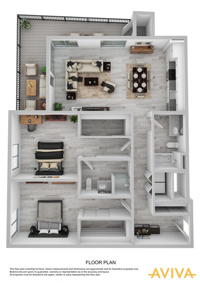 Floorplan - AVIVA Apartments