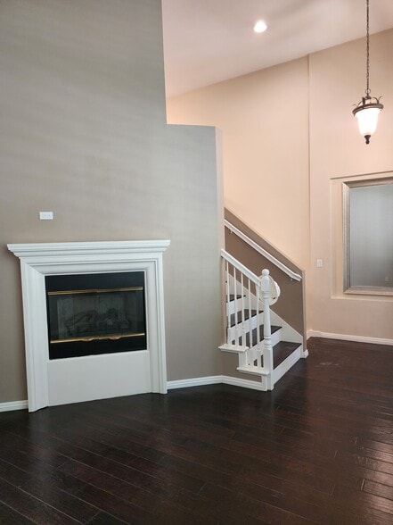 Family room with fireplace - 26848 Marina Point Ln
