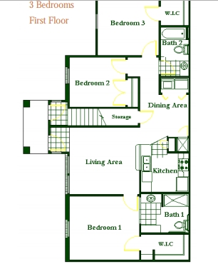 3BR First Floor - Anson Park