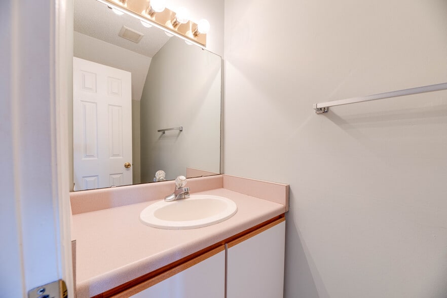 Downstairs powder room - 1216 Allen Rd