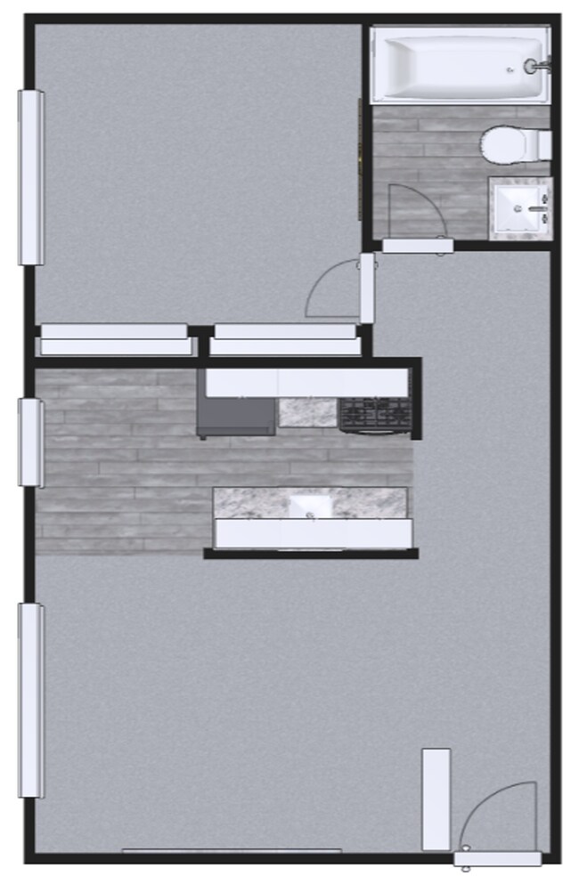 Floorplan - McClellan Court Apartments