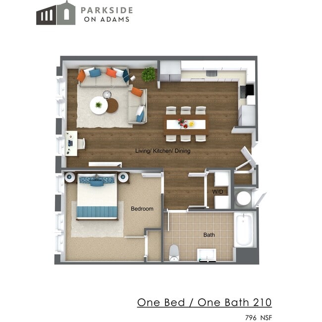 Floorplan - Parkside on Adams