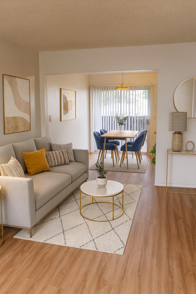 Living/Dining Room - Las Palmas Apartments