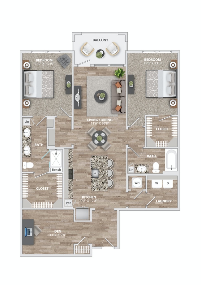 Floorplan - Connery on Providence 55+