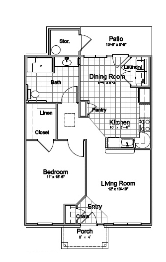 1BR/1BA - Sandy Ridge Apartments