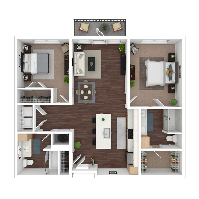 Floorplan - Evren Apartments of Lees Summit