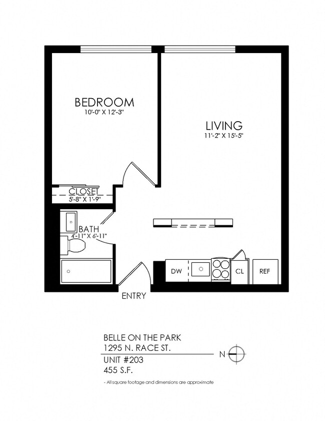 Floorplan - Belle on the Park