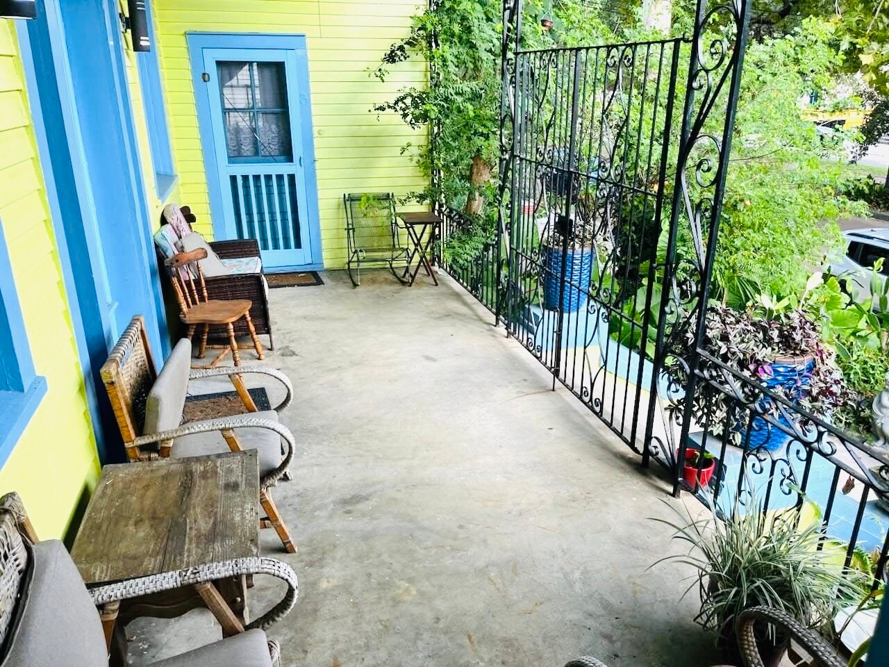 Gate and Porch - 1808 Esplanade Ave