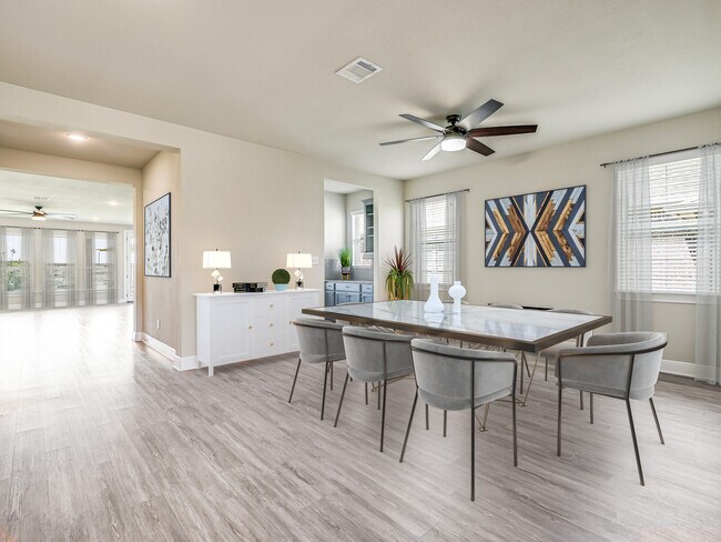 Flex Space Virtually Staged as a Formal Dining Room - 3241 Aurelia Ln