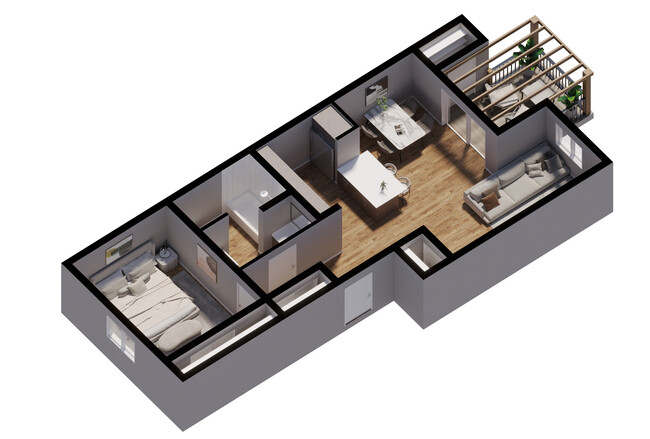 Floorplan - Fisher Park Apartments