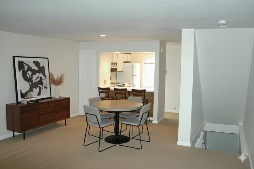 Dining Room & Breakfast Bar (Unfurnished) - 613 Windsor Ave