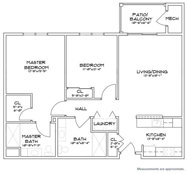 Floorplan - Pinnacle Living at Forts Ferry