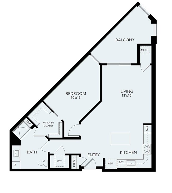 A2b | 1 bed 1 bath | 905 sq ft - Avenida Watermarq
