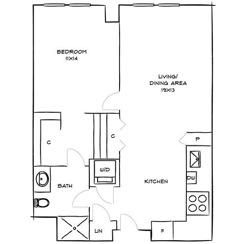 Floorplan - One Canal