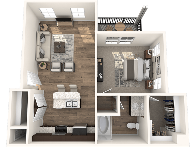 Floorplan - The Retreat at Arden Village Apartments