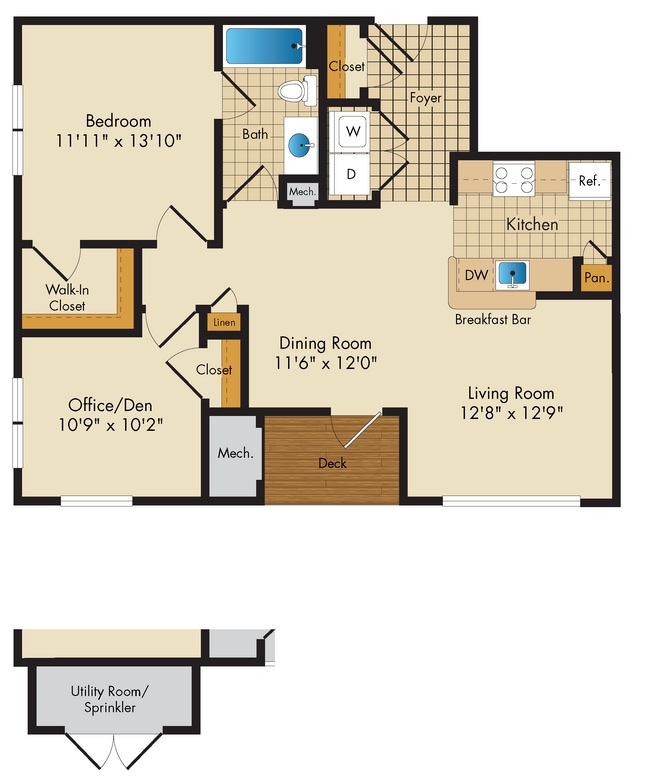 Floorplan - The Courts of Devon