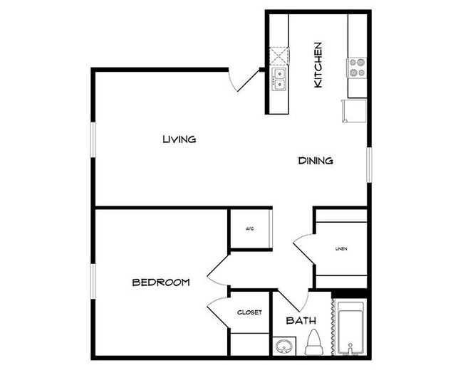 Floorplan - 1000 Mary Apartment Homes