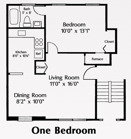 One Bedroom - Holiday Gate Apartments