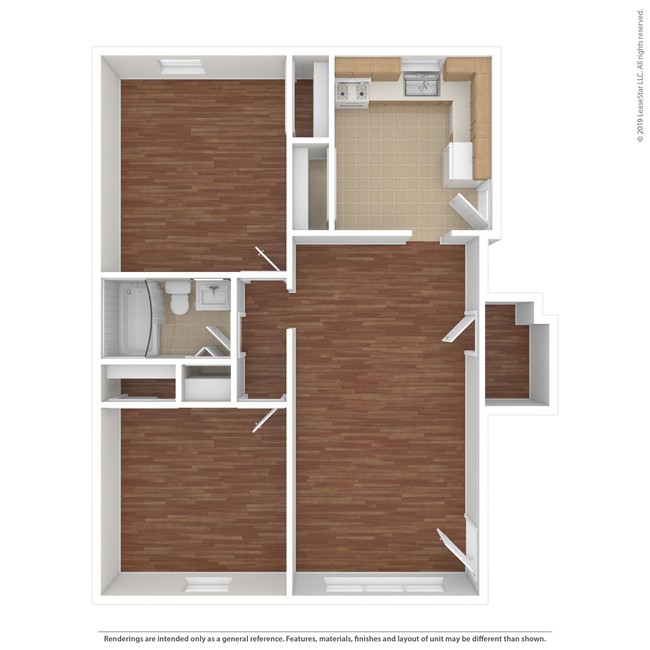 Floorplan - Landmark at Gayton Apartments