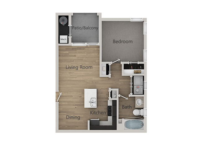 Floorplan - Sage Apartments and Townhomes