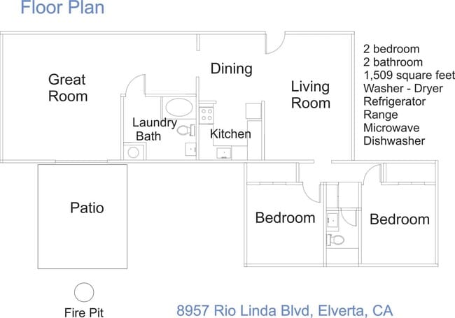 Building Photo - Nice two bedroom two bath home away from the city in Elverta, CA.