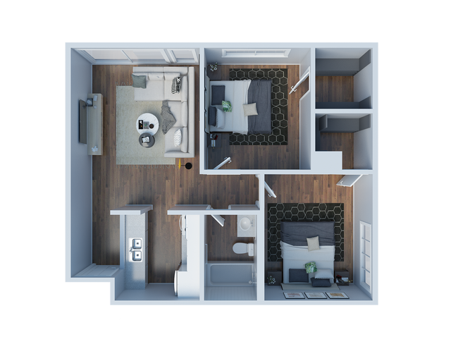 Floor Plan B1 (CA14) top-down.png - Catalina Apartments