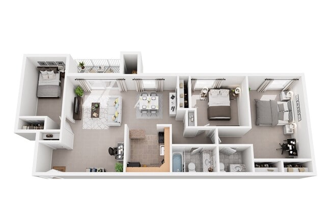 3 Bed 1.5 Bath - Brookstone