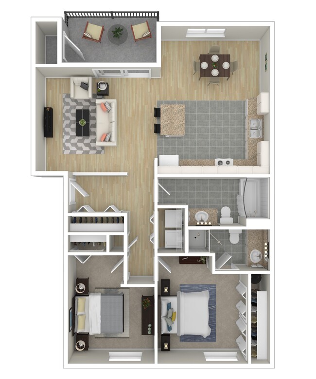 Floorplan - Chelsey Lane Apartments