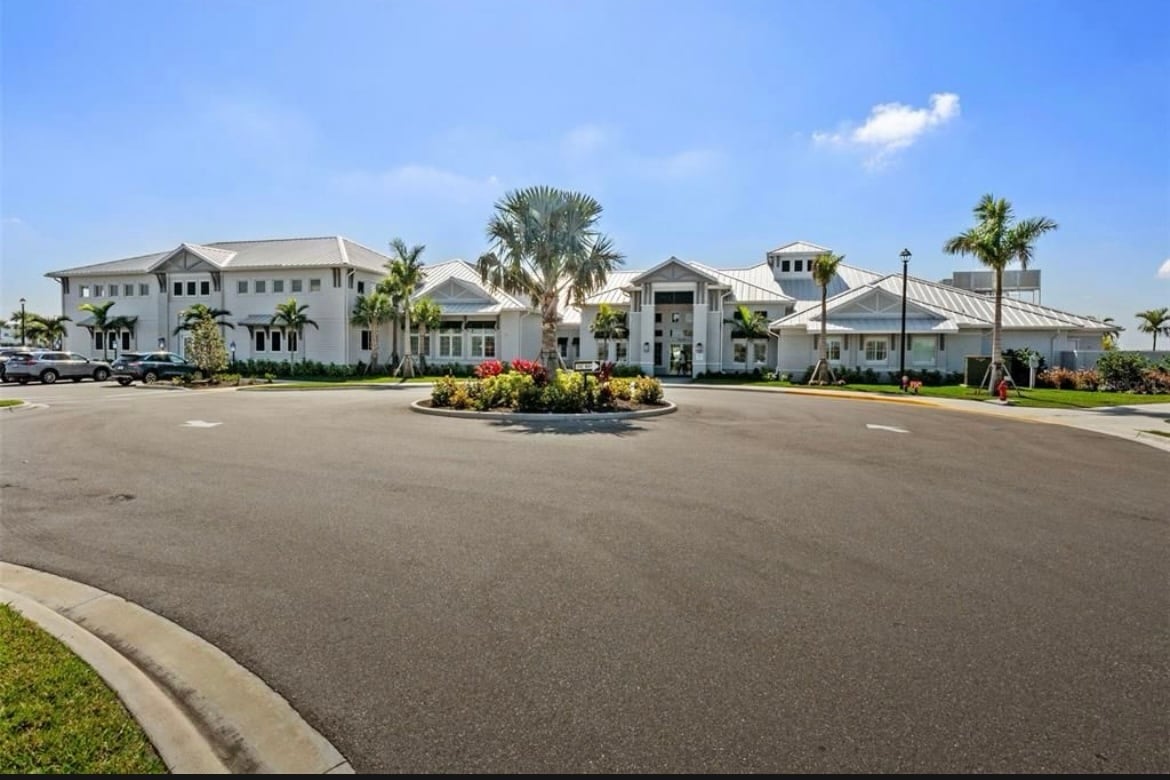 Amenity center front entrance - 15246 Serene Shores Loop