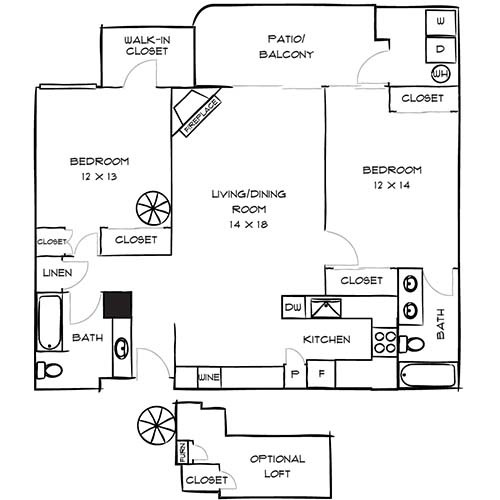 Floorplan - 3400 Avenue of the Arts