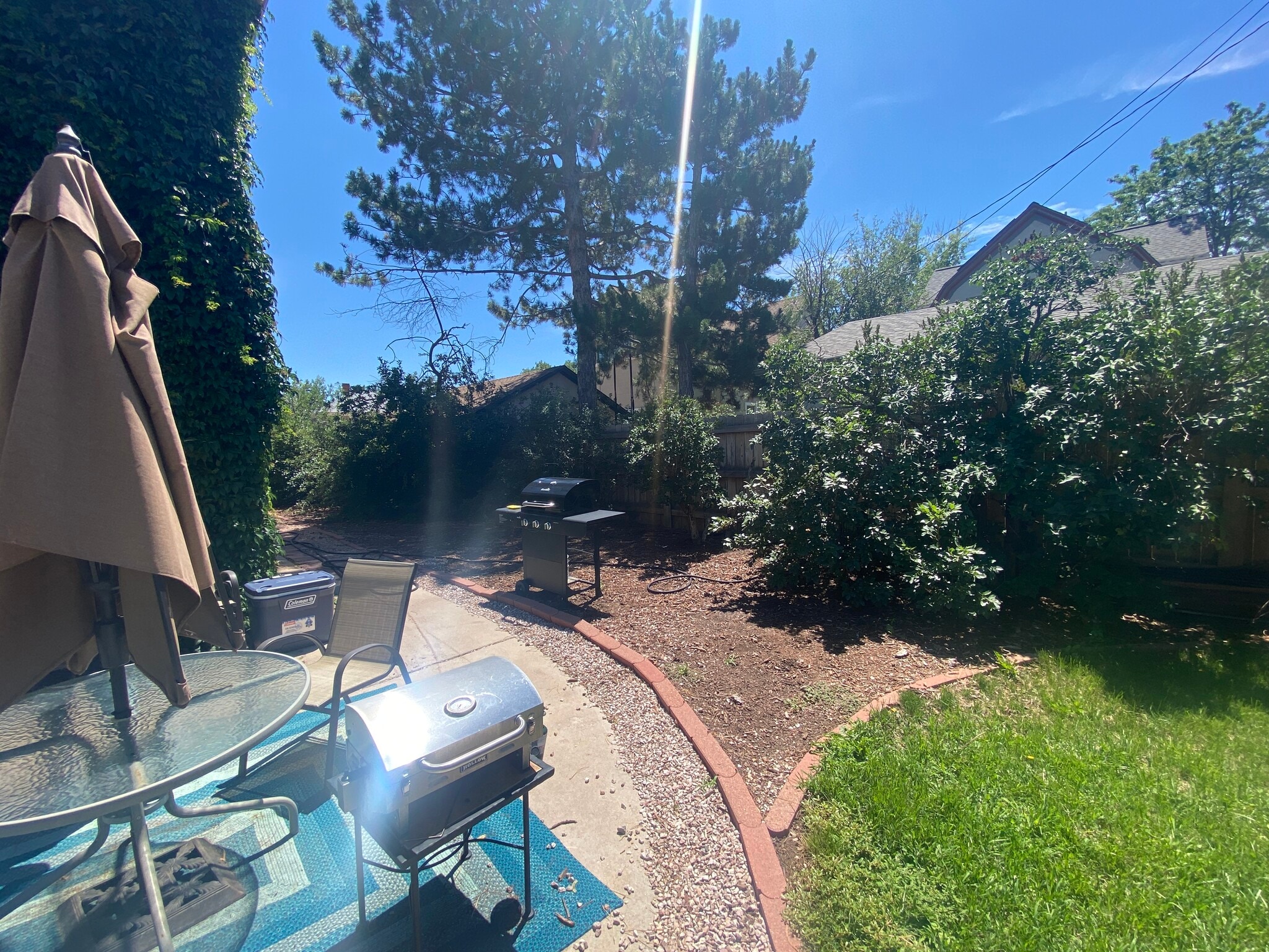 Fenced backyard - 1112 N Wahsatch Ave