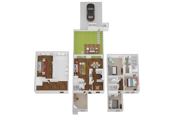 Floorplan - Indian Creek Apartments and Townhomes