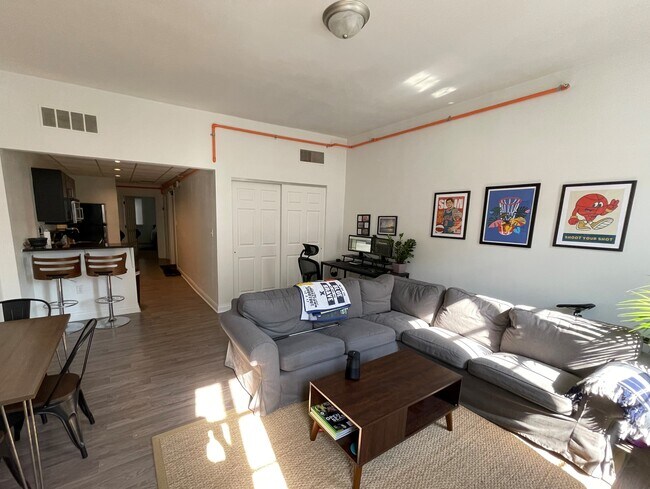living room toward kitchen - 1019 Main St