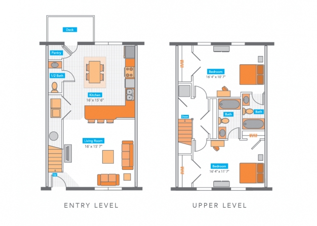 2BR/2.5BA - Yugo Auburn North