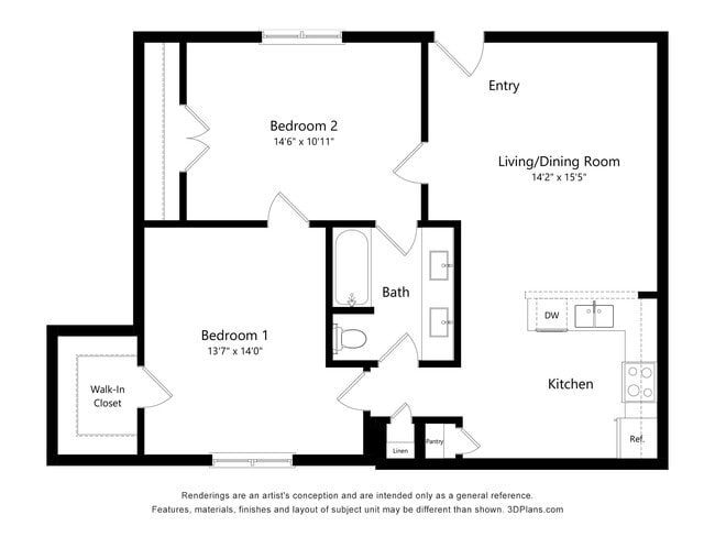 Floorplan - Miller Square & Spanish Trails